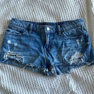 Denim shorts